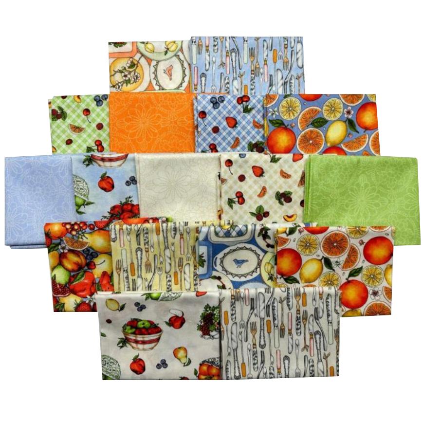 Fancy Fruit Fat Quarter Bundle From Maywood Studios