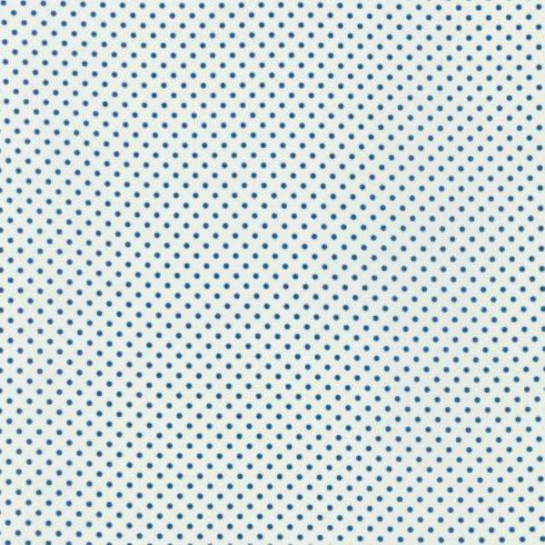 Daisy'S Bluework Dots Navy By Debbie Beaves For Robert Kaufman