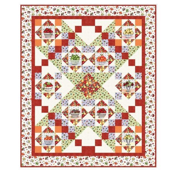 Fancy Fruits Quilt Kit From Maywood