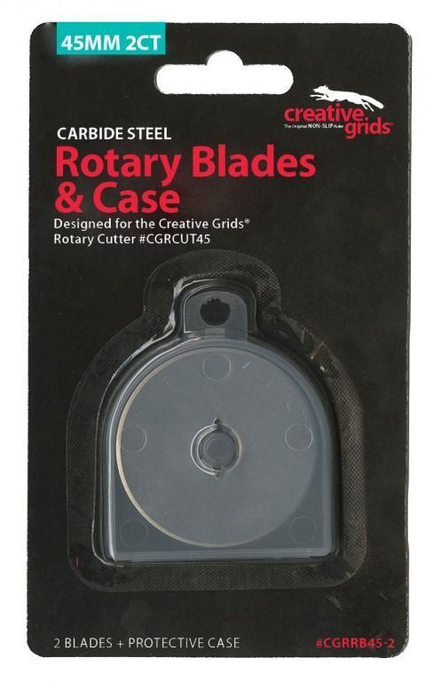 Creative Grids 45Mm Replacement Rotary Blade 2Pk