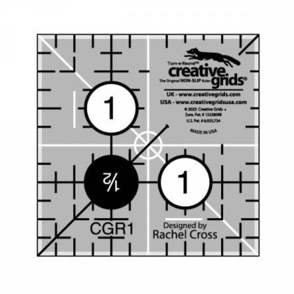 Creative Grids Quilt Ruler 1-1/2in Square