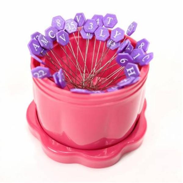 Magnetic Pin Cup Large Fuschia from Gypsy Quilter