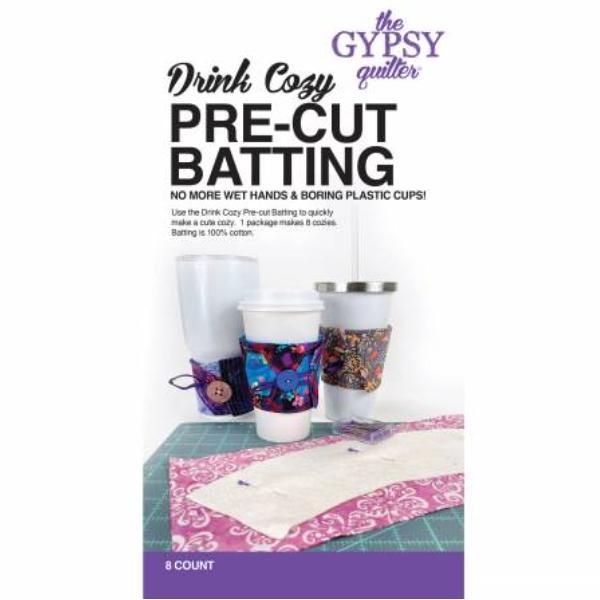 Drink Cozy Pre-Cut Batting 8ct from Gypsy Quilter