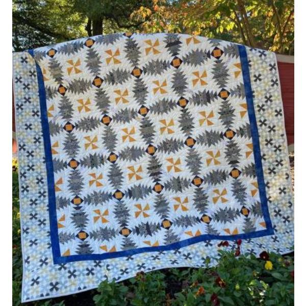 Pineapples And Pinwheels Quilt Pattern By Jean Ann Wright For Cut Loose Press