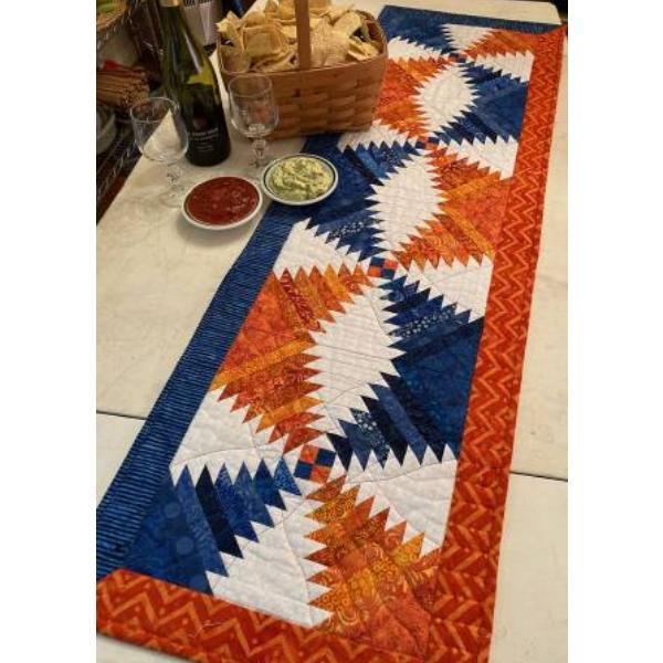 Gametime Table Runner Pattern By Jean Ann Wright For Cut Loose Press