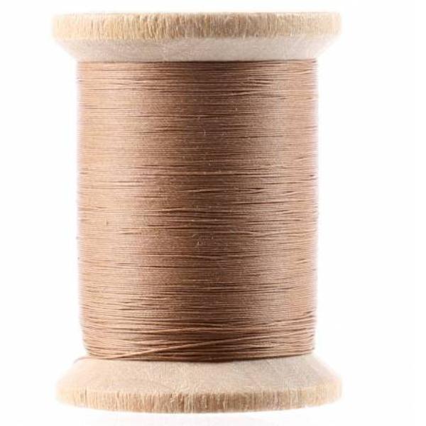 Cotton Hand Quilting Thread 3-Ply 500Yd Light Brown From Yli