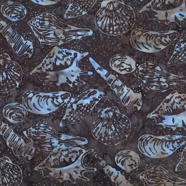 Bali Batik Sea Shell Gravel By Wildfire Designs For Hoffman Fabrics