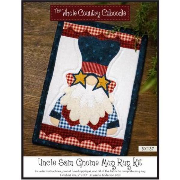 Uncle Sam Mug Rug Kit By Leanne Anderson For Whole Country Caboodle