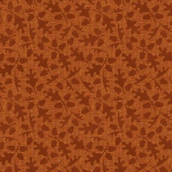 Autumn Harvest Leaves Flannel Orange By Bonnie Sullivan For Maywood Studio