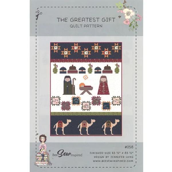 The Greatest Gift Quilt Pattern by Jennifer Long for Bee Sew Inspired