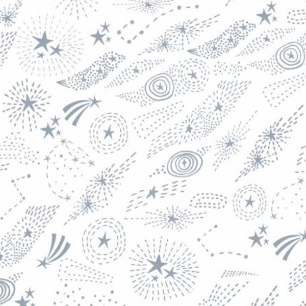 Fawn'D Of You Constellations White By Jacqueline Wild For P & B Textiles