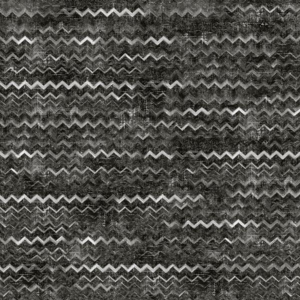 Happy Haunting Chevron Distressed Onyx By P&B Textiles Collection