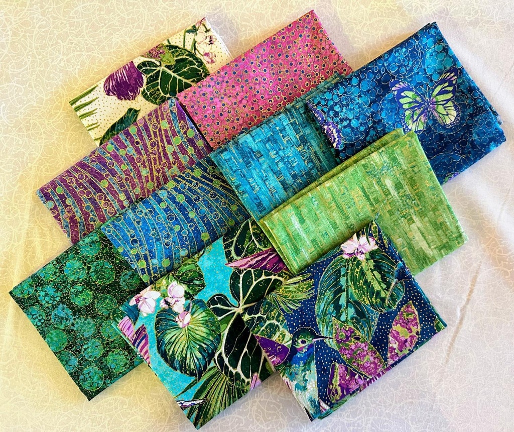 Shimmer Paradise Fat Quarter Bundle from Northcott