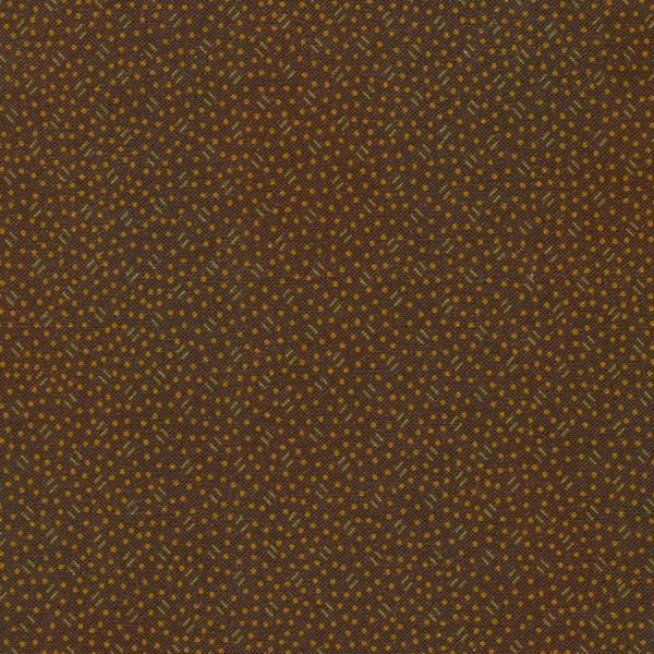 Grandpa'S Journal Dots Brown By Julie Letvin For Robert Kaufman Fabrics