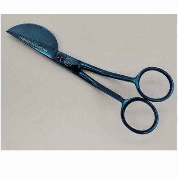 French Europearn Duckbill 6 Inch Scissors In Blue 