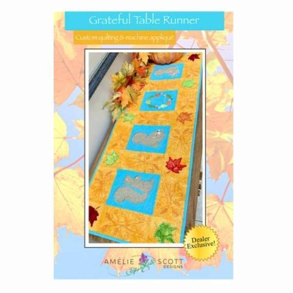 Grateful Table Runner Pattern By Christine Conner For Amelie Scott Designs 