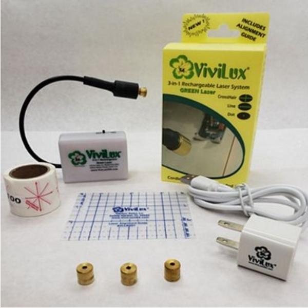 Vivilux 3-In-1 Recharable Green Laser System