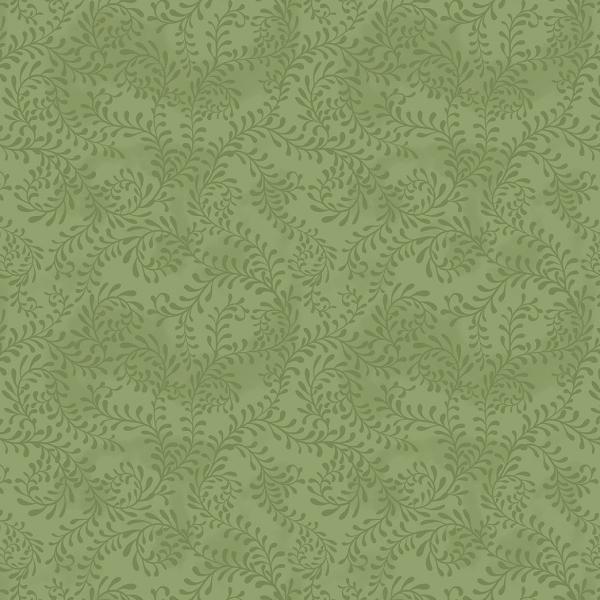 Tartan Holiday Green Scroll By Danielle Leone For Wilmington Prints