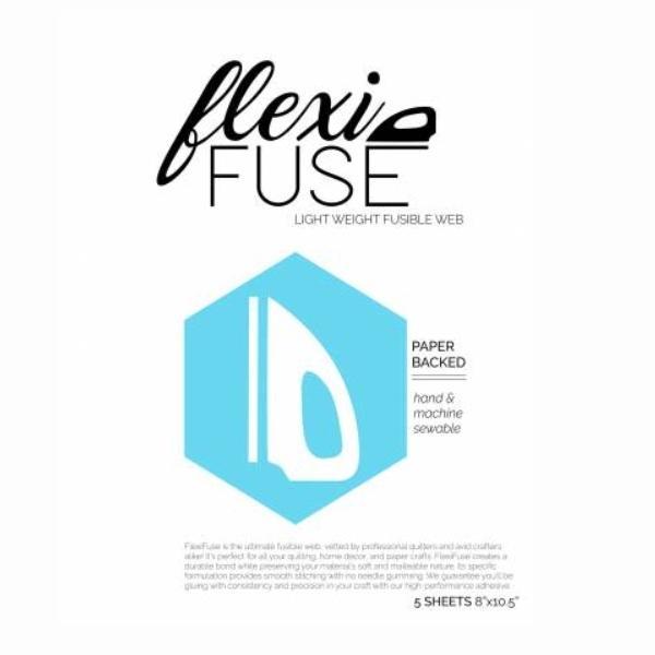 Flexifuse Lightweight Fusible Web 5 Sheets From Laser Cut Quilts