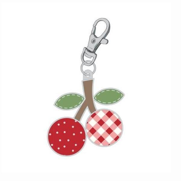 Happy Charms Enamel Calico Cherries By Lori Holt For Riley Blake Designs