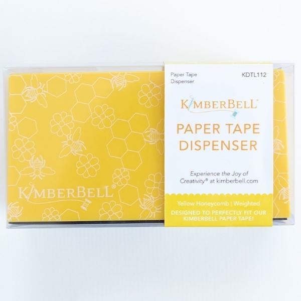 Kimberbell Yellow Honeycomb Paper Tape Dispenser 