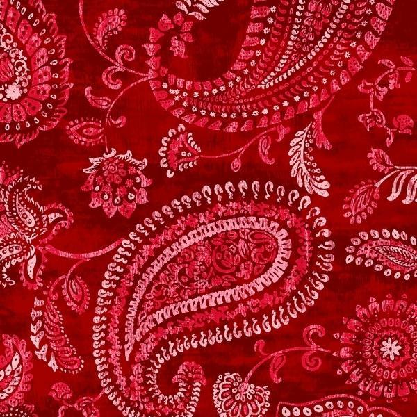 Bohemia Red 108In Wide Back