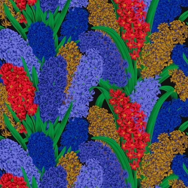 Kaffe Fasset Collective Hyacinthus Dark By Philip Jacobs For Freespirit Fabrics