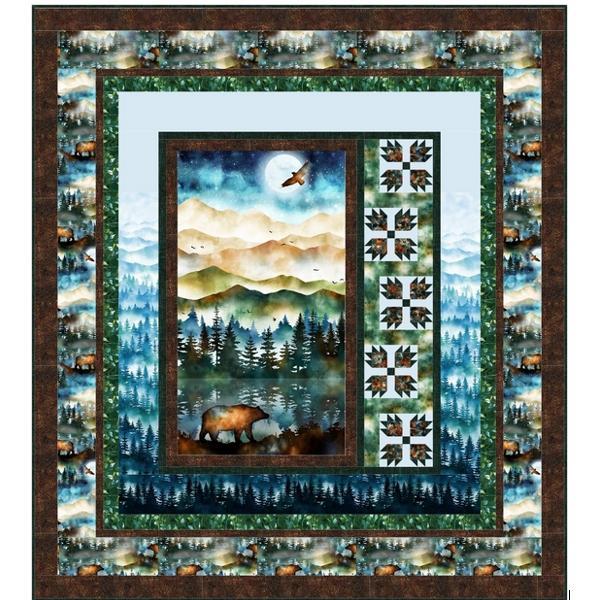 Bear Hugs Quilt Kit From Hoffman