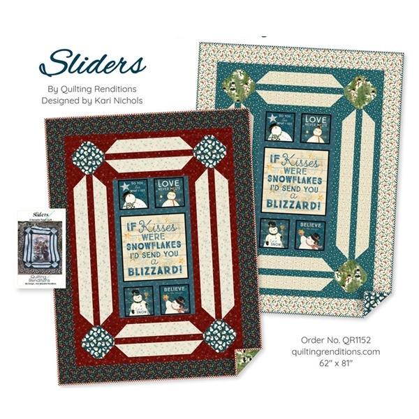 Sliders Panel Quilt Pattern By Kari Nichols For Quilting Renditions 