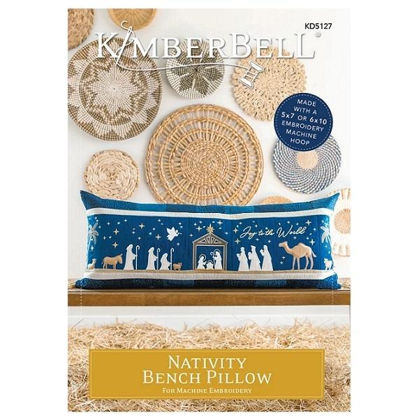 Nativity Bench Pillow Machine Embroidery Cd Pattern From Kimberbell