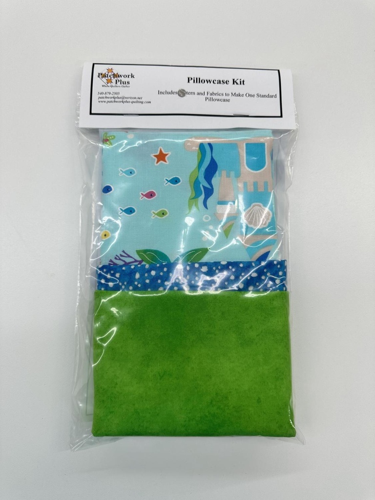 Mermaids Fish Pillowcase Kit