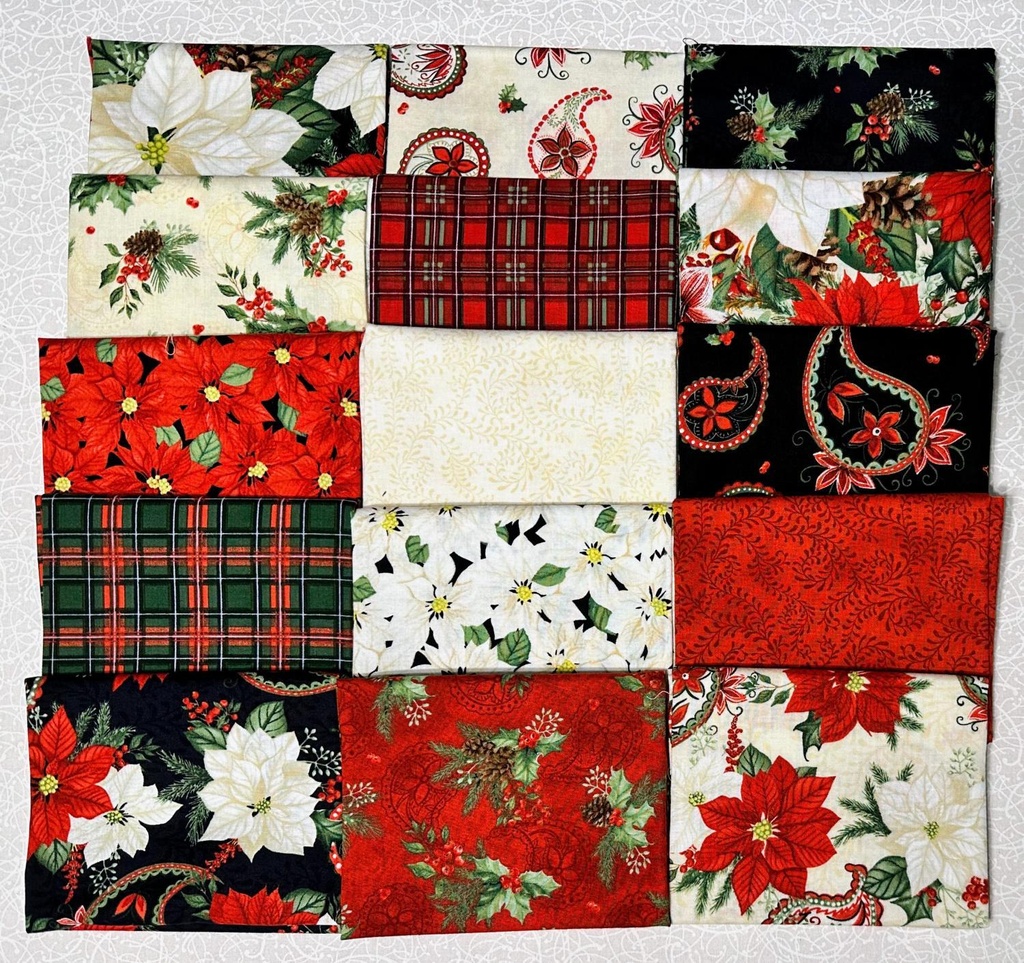 Tartan Holiday Fat Quarter Bundle From Wilmington Prints