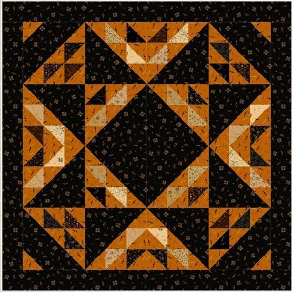 Spooky Star Mini Quilt Kit