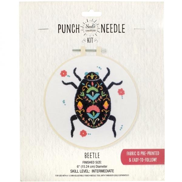 6In Punch Needle Beetle From Needle Creations 