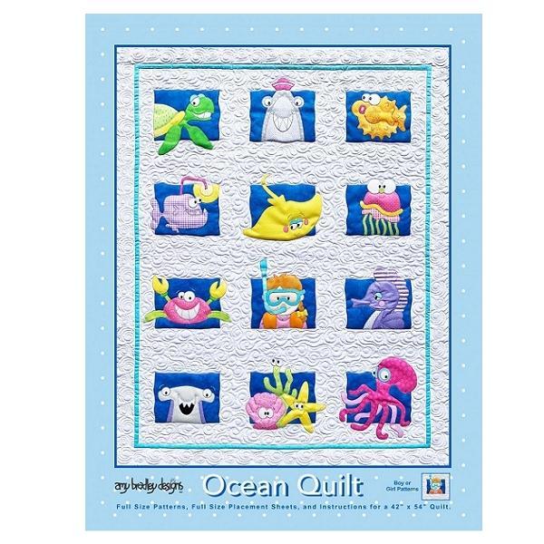 Ocean Quilt Pattern by Amy Bradley for Amy Bradley Designs 