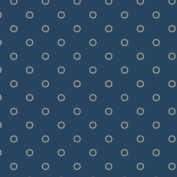 Seaside Static Drops Navy By Paula Barnes For Marcus Fabrics