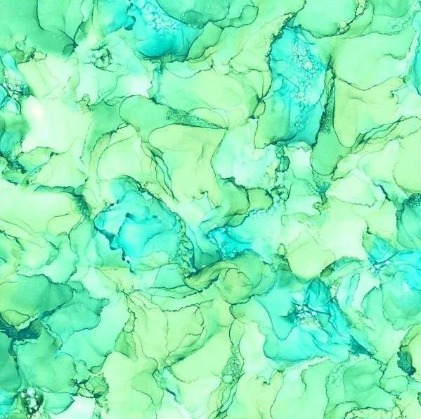 Allure Marbled Turquoise By Deborah Edwards And Melanie Samra For Northcott Fabrics