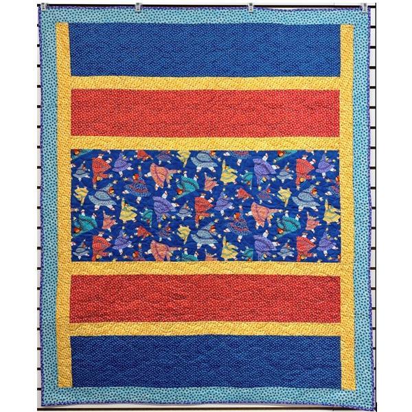 Tumbling Kuspuks Dark Blue Quilt Kit