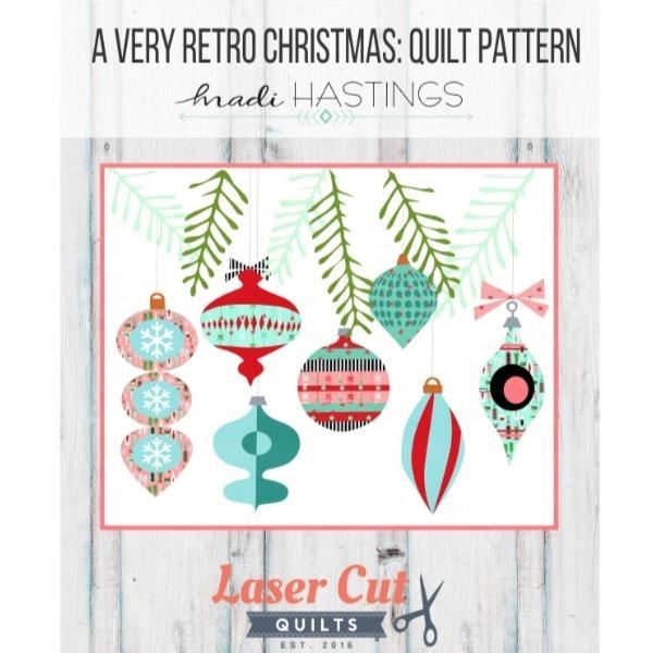 A Very Retro Christmas Laser Cut Kit by Madi Hastings 