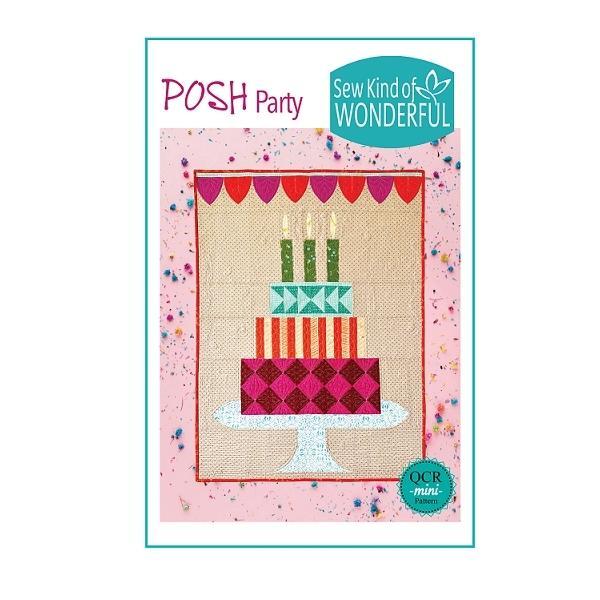 Posh Party Wallhanging Pattern From Sew Kind Of Wonderful