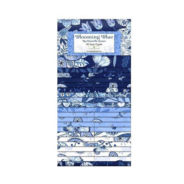 Blooming Blue 40 Karat Crystals by Danielle Leone for Wilmington Prints