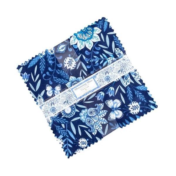 Blooming Blue 10 Karat Crystals by Danielle Leone for Wilmington Prints