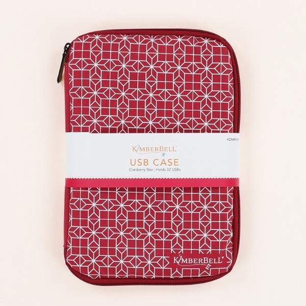 KimberBell USB Case Cranberry Star