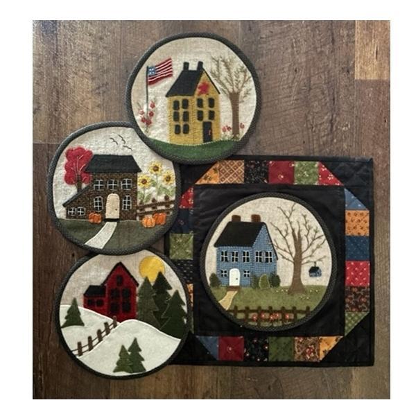 Saltbox Seasons Pattern From Red Button Quilt Company