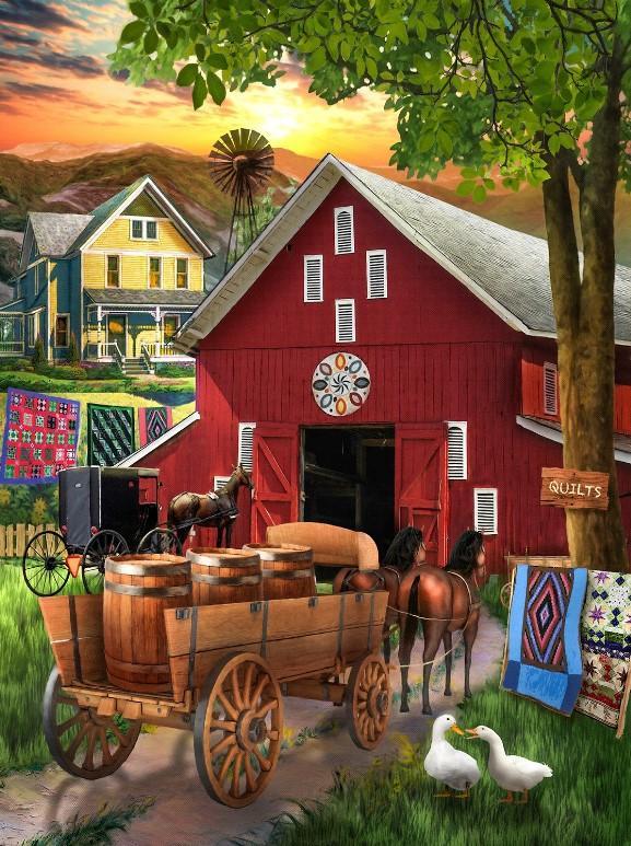 Amish Paradise Jigsaw Puzzle, 300 Pieces