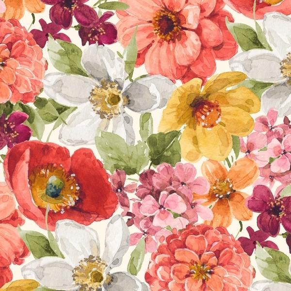 Blessed By Nature Packed Florals By Lisa Audit For Wilmington Prints