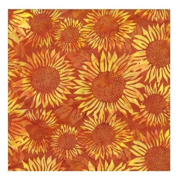 All Things Spice Pumpkin Sunflower Bali Batiks From Hoffman