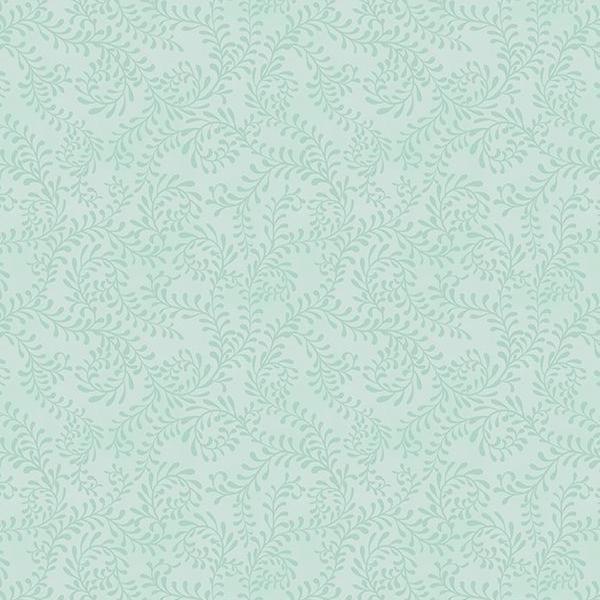 Swirling Leaves Teal By Danielle Leone For Wilmington Prints 