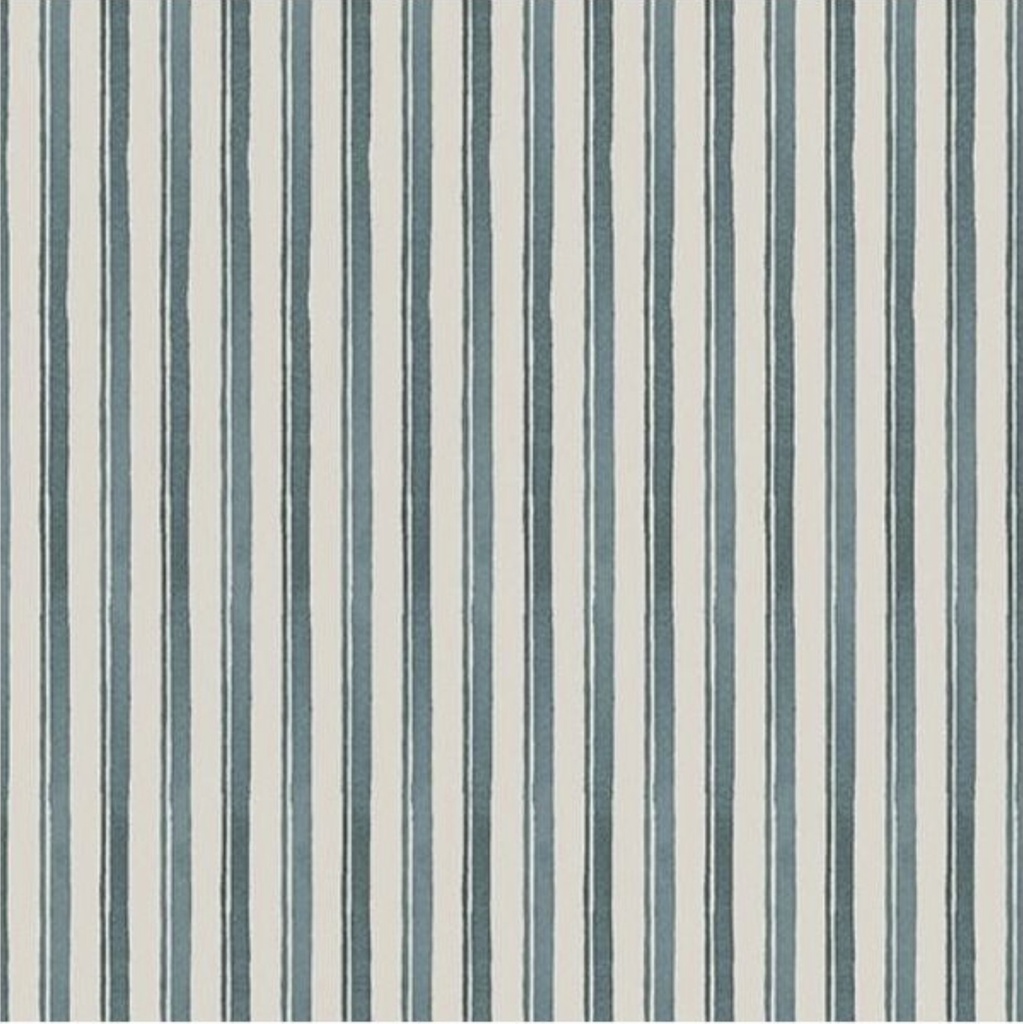 A Beautiful Day Beige And Navy Stripes By Dawn Rosengren For Henry Glass Fabrics 