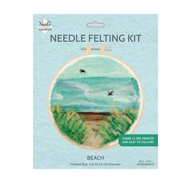 Needle Felting Beach Kit from Needle Creations 